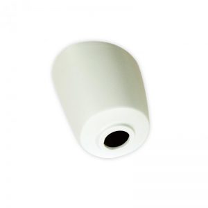 A white, cylindrical lower part for Thermo Scientific Finnpipette Focus (Short)/Novus Tip Ejector, single channel, 5mL—shown against a plain white background and designed for precise pipetting.