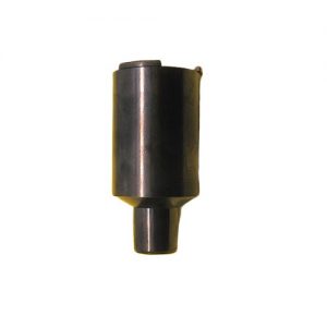 The Picus Tip Cone, Single Channel, 10mL (Sartorius), a black metal socket adapter with a cylindrical, slightly tapered body for single channel use, is shown against a white background.