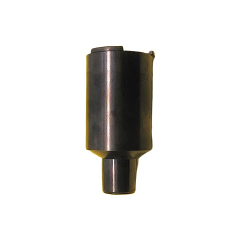 726047 The Picus Tip Cone, Single Channel, 10mL (Sartorius), a black metal socket adapter with a cylindrical, slightly tapered body for single channel use, is shown against a white background.