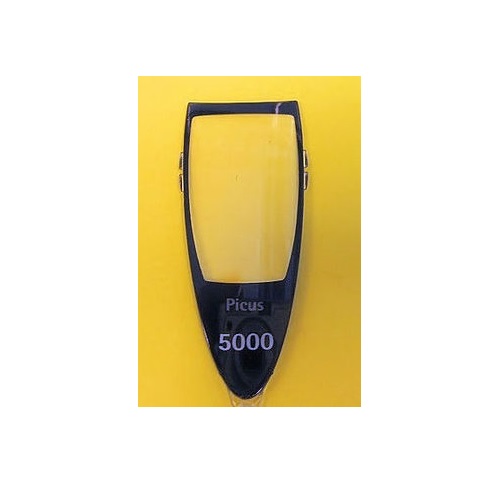 A Sartorius Picus / Picus NxT LCD Window, New Style, 5000μL electronic pipette in black and yellow is displayed against a yellow background.