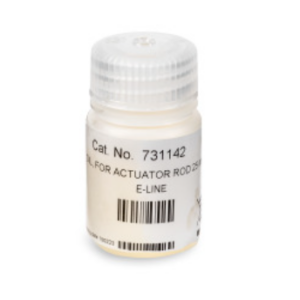 25mL small plastic bottle labeled Eline / Picus / Picus NxT / Picus 2, Oil for Actuator Rod (Sartorius)