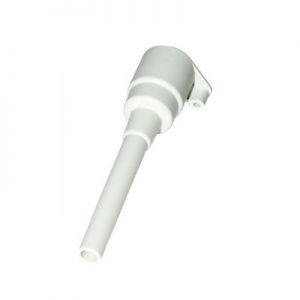 The Research / Research Pro Ejection Sleeve, Single Channel, 200μL, 300μL (Eppendorf) is shown against a plain background, featuring a sleek cylindrical handle and an ejection sleeve attachment.