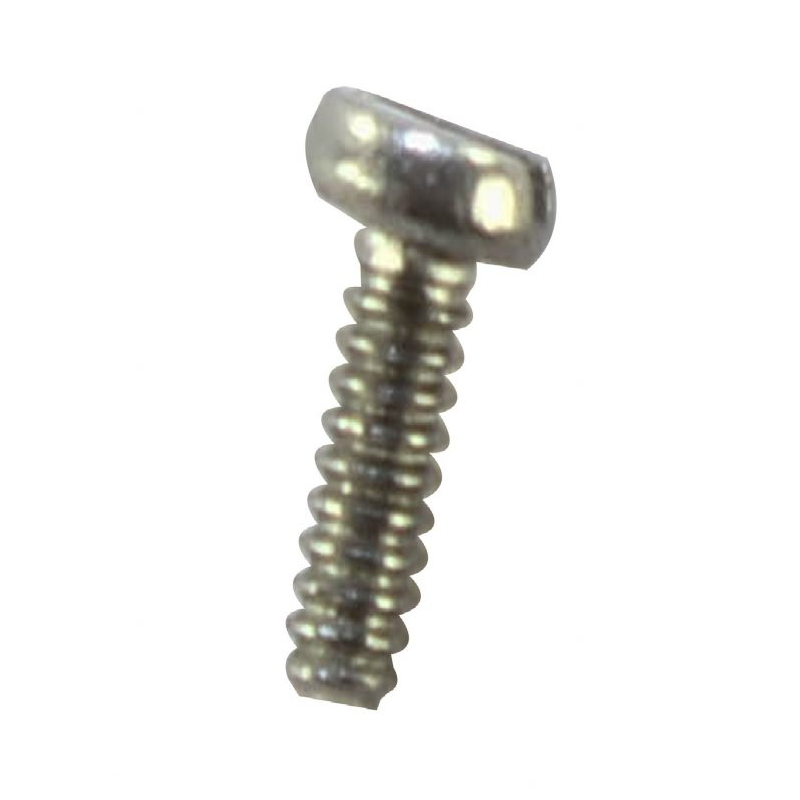 A close-up of the Labnet Manifold Bottom Screw, Multichannel (Labnet) with a slotted head on a white background—an essential part for Labnet multichannel systems.