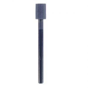 A cylindrical grinding stone on a metal shaft, shown vertically against a white background—compatible with precision tools like the BrandTech Transferpette S, pro & Electronic Multichannel Piston Pipette, 10-100μL.