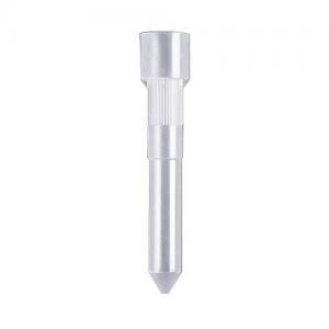 A green BrandTech Transferpettor Reusable Tip, 500μL capacity, 10 pack, with a wide top, ribbed grip section, and tapered pointed end.