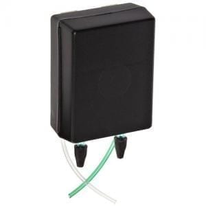 A black rectangular plastic Drummond Original Pipet-Aid Filter Adapter Kit box with two clear tubes, one green and one transparent, extending from the bottom.
