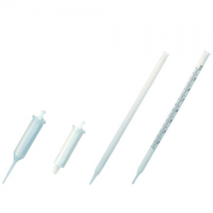 Four laboratory pipettes, including the Eppendorf Maxitips S Starter Kit, 2.5-10mL (Eppendorf), and columns of various sizes and designs are displayed on a white background.