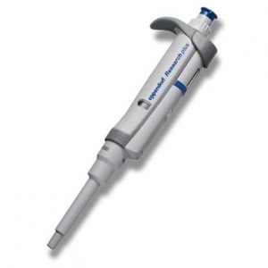The Research Plus Pipette, Single Channel, Variable Volume, 100-1000μL, Blue (Eppendorf) enables precise liquid handling for labs with adjustable volume range and ergonomic blue design.