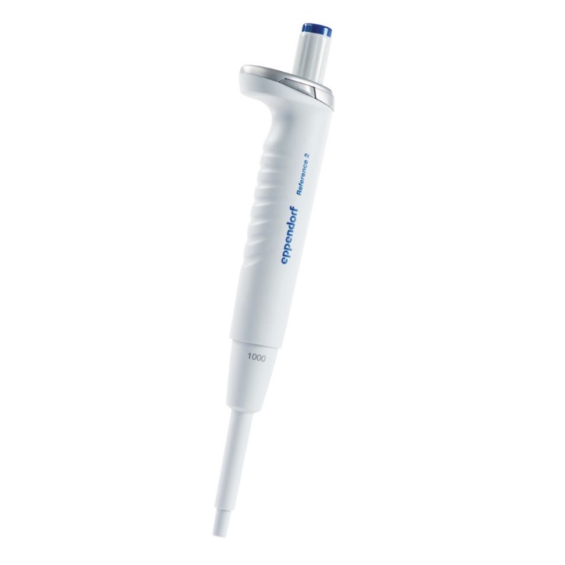 Reference 2 Pipette, Single Channel, Variable Volume, 100-1000μL, Blue (Eppendorf)