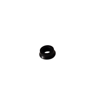 EP_4421602005_1 A small, black Easypet / Easypet 3 Seal for Filter Adapter (Eppendorf) is centered on a white background.