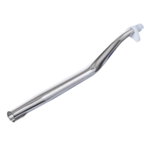 A Pipetman Tip Ejector for P200, P200G, P200L, and P200N—metal with a white plastic end by Gilson—is displayed on a white background.