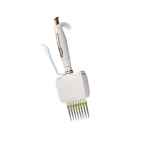 HA 55019-50 The SoftGrip Adjustable Volume Multichannel Pipette, 8-Channel, 5-50µL (Hamilton) accurately transfers liquids across multiple samples, offering adjustable volumes and eight channels for efficient lab workflows.