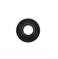 A black circular Labnet Stopper Bush for single channel, 2μL - 200μL (also fits 250μL Lambda Plus & VWR EHP), with a central hole, is shown from above on a plain white background.