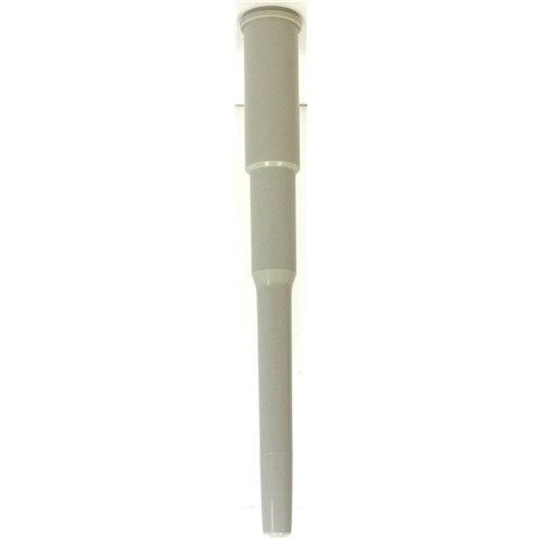 A gray, autoclavable plastic pipette tip with a tapered end is shown vertically on a white background, designed for use with the Labnet Shaft Single Channel Long 1000μL (Labnet) pipette.