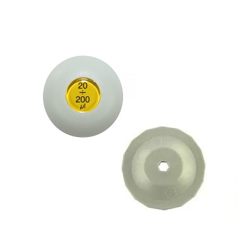 GeneMate (older handle) / Axypet Grey Push Button, Single & Multichannel, 200μL (Labnet)