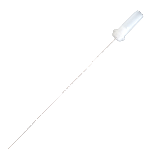 A Nichiryo / Oxford Plunger Set, 2μL (Nichiryo), with a precision similar to a biopsy needle, features a plastic handle and metallic shaft, and is displayed on a white background.