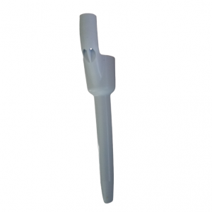 A white plastic whistle with a rounded body and mouthpiece, echoing the sleek design of the Nichiryo Le Tip Ejector Pipe, 10μL (Nichiryo), is displayed against a plain white background.