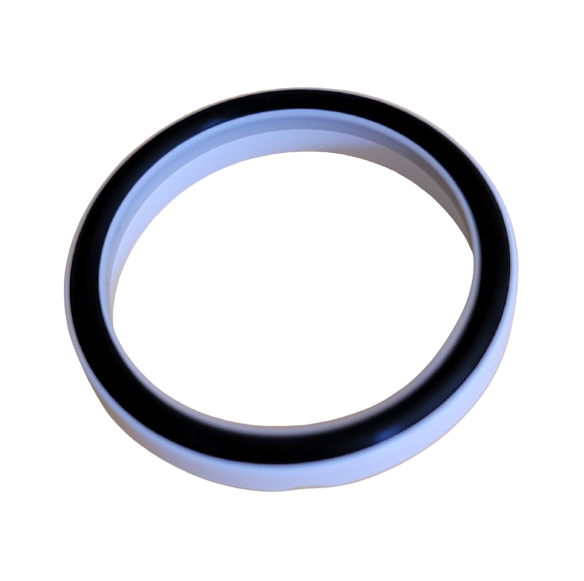 NI NX2-0510000 A Nichiryo Teflon O-ring & Seal Set, 10mL, featuring white and black gaskets, is displayed on a plain white background.