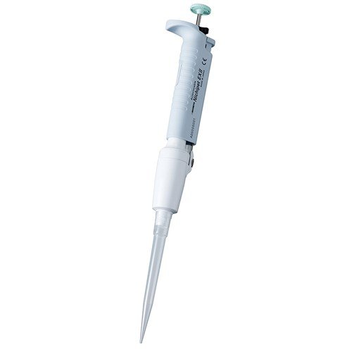Nichipet_EX_II_SC_Pipette The Nichipet EX II Pipette, Single Channel, 1000-5000μL (Nichiryo) features a digital volume display and uses disposable tips for precise liquid measurement and transfer.
