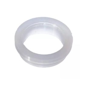 The Finnpipette / Fisherbrand O-ring Cap, Single Channel, 1000μL (Thermo Scientific) is a translucent, circular cap with a smooth surface for single channel use, shown against a white background.