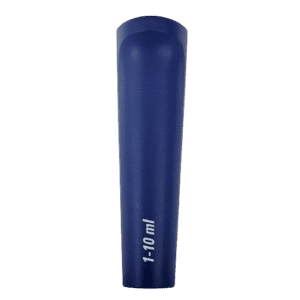 A Fisherbrand Elite 10mL upper part with tip ejector pusher, designed for single channel pipettes (Thermo Scientific).