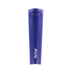 A Fisherbrand Elite Tip Ejector Pusher Upper Part Single Channel 2μL (Thermo Scientific) is shown on a white background.