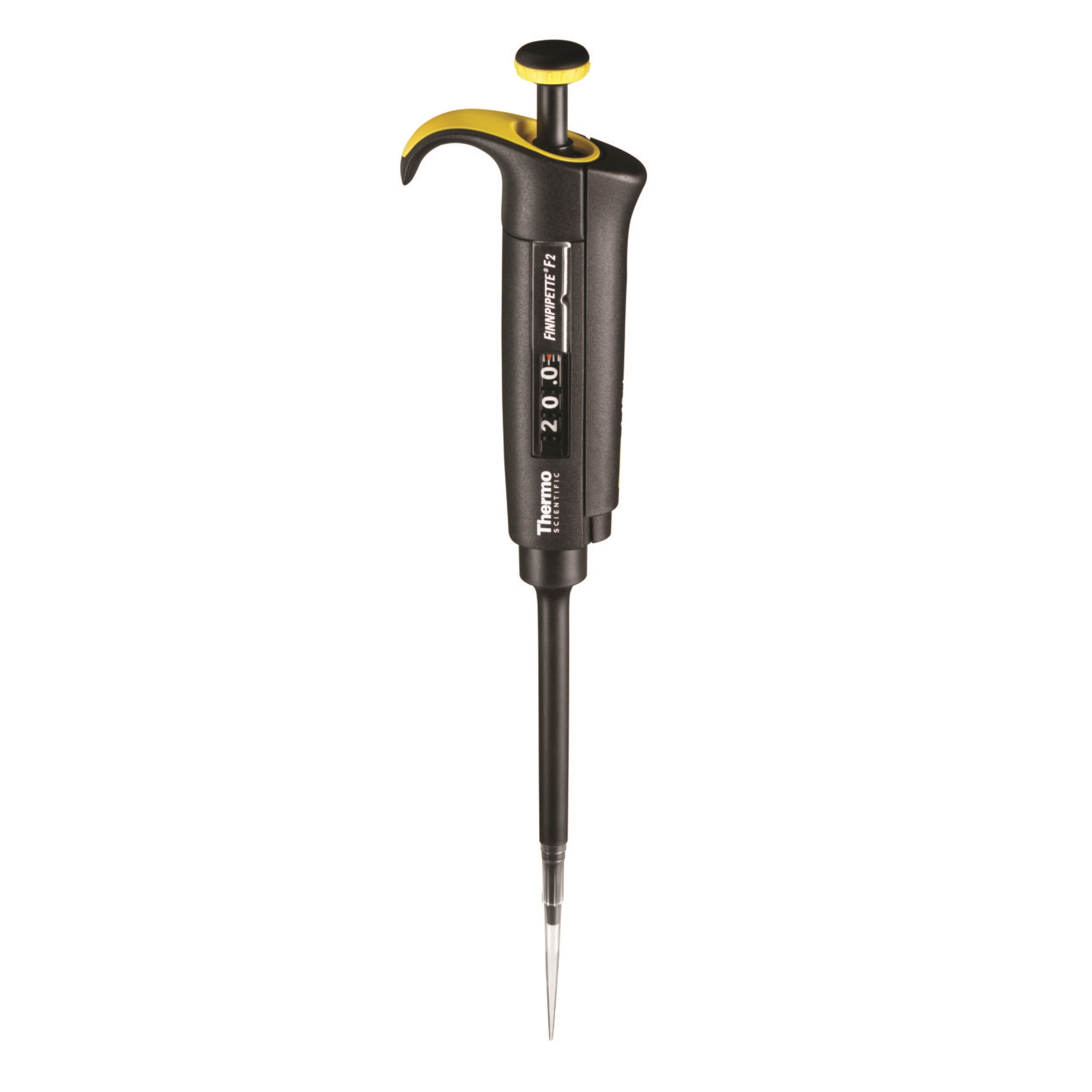 4642060-80, 2130 The Finnpipette F2 Pipette, Single Channel, Variable Volume, 0.2-2μL Micro (Thermo Scientific) enables precise liquid handling and transfer in labs with adjustable micro-volume control.