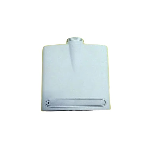 A white rectangular plastic 1 L container with a screw top and horizontal label area, ideal for storing Sartorius mLINE/Tacta Tip Cone Housing, 8ch, 100μL accessories.