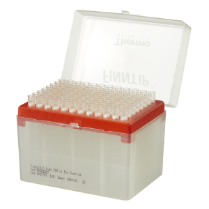 Finntip 200 Ext Rack, 5-200μL, Yellow, Sterile, Extended