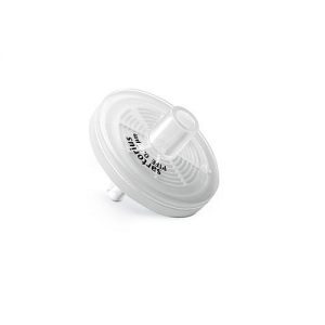 A round, white replacement filter labeled Sartorius Midi Plus / Proline XL, 0.2µm sterile, Pack of 5, designed for sterile applications, shown with inlet and outlet on a plain white background.