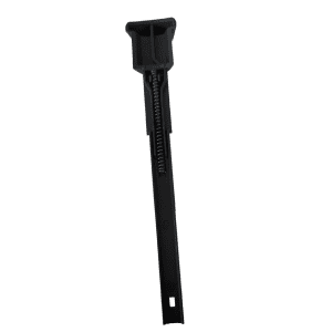 A black metal Proline Mechanical Tip Ejector Assembly, Single Channel, All Volumes (Sartorius), with a spring mechanism and rectangular head, photographed on a white background.
