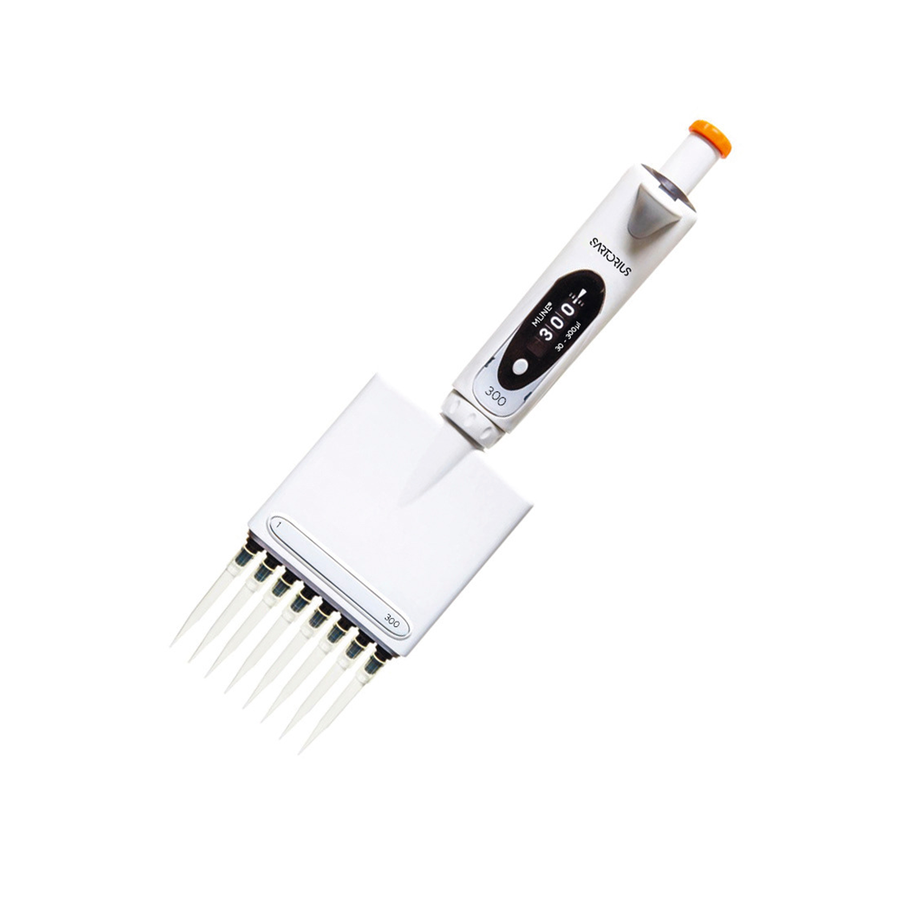 The mLINE Mechanical Pipette, Multichannel, 8 Channel, 30-300μL (Sartorius)