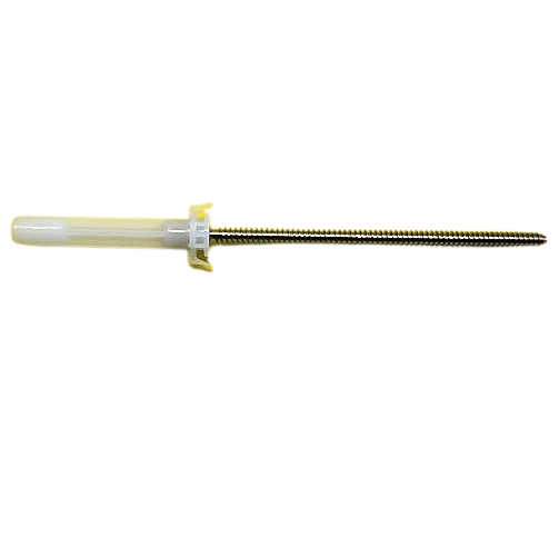 SA_736035 A Sartorius Picus/Picus NxT Actuator Rod for Single Channel 5mL or 10mL, with a white plastic handle and collar, isolated on a white background.