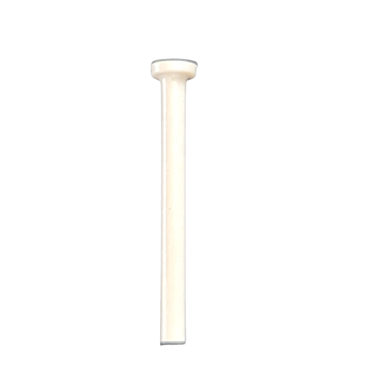 TS 1063490 A single white plastic dowel pin with a flat, round head, shown against a plain white background, is compatible with the Thermo Scientific Finnpipette O-support Multichannel 10μL.