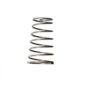 A Finnpipette Focus / Novus Tip Ejector Spring (SC, 3–1000μL, Thermo Scientific) stands upright against a white background, highlighting its precision for compatible pipette volumes.