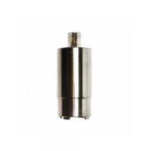 The mLINE Opening Tool, Multichannel, All Volumes (Sartorius) is shown here—a cylindrical metal component with a hexagonal shaft on top—photographed against a white background.