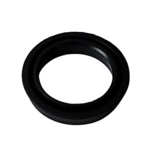 A Reference 2 Sealing Ring for Eppendorf Single Channel (2.5mL), designed for precise lab instrument sealing, black rubber/plastic with flat inner edge, shown on a white background.