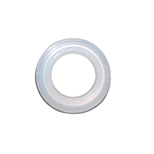 EP3120066047 Clear The Eppendorf Sealing Ring, Single Channel, 1000μL (Eppendorf) is a transparent, circular ring with a hollow center designed for 1000μL single channel pipettes, shown against a white background.