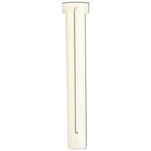 The Labnet Bush, All Volumes LED wall sconce features a tall vertical design with a frosted white diffuser and a central narrow slit, providing stylish light emission ideal for illuminating every part of your space.