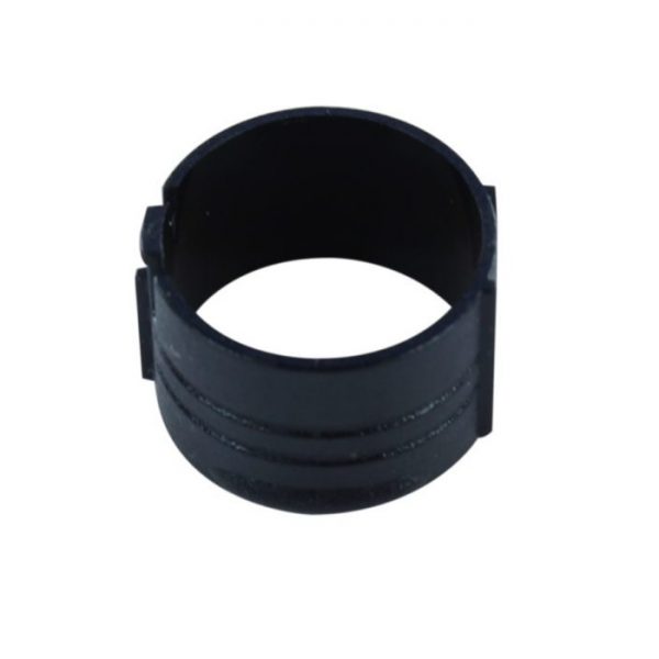 Labnet Locking Ring, All Volumes (Labnet), black cylindrical plastic with two grooves and a small tab, pictured on a white background.