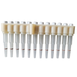 The BrandTech Transferpette Nose Cone Assembly, 12 Channel, Older Version, 50μL