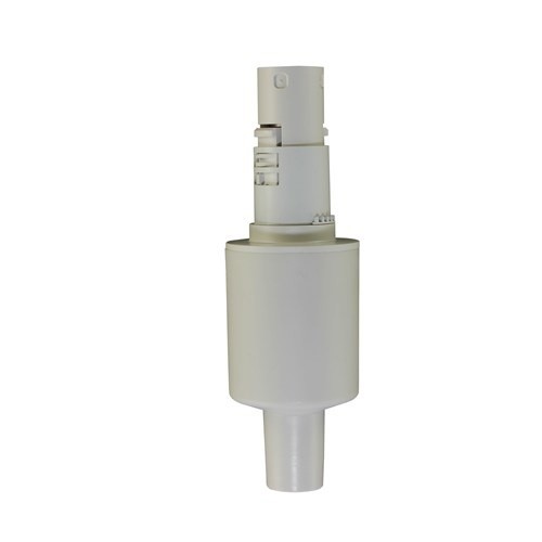 EP 4861603003 A turquoise, cylindrical Xplorer / Xplorer Plus Lower Part, Single Channel, 10mL (Eppendorf), with a tapered bottom and stacked top components, stands upright against a plain background.