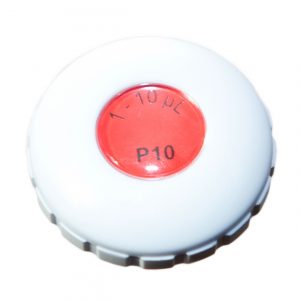 Pipetman Plunger Button Volume Setting, Ridged (Newer Style), P10 (Gilson)