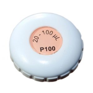 Pipetman Plunger Button Volume Setting, Ridged (Newer Style), P100 (Gilson)