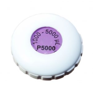 Pipetman Plunger Button Volume Setting, Ridged (Newer Style), P5000 (Gilson)