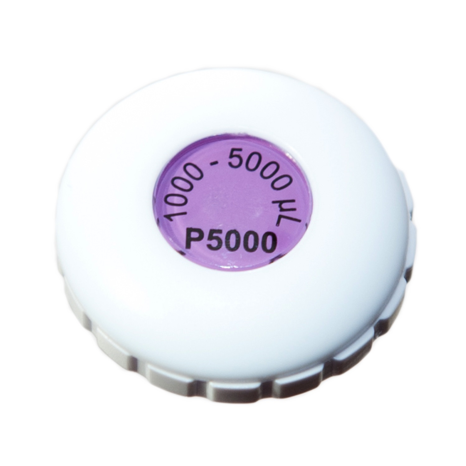Pipetman Plunger Button Volume Setting, Ridged (Newer Style), P5000 (Gilson) 1 Pipetman Plunger Button Volume Setting, Ridged (Newer Style), P5000 (Gilson)