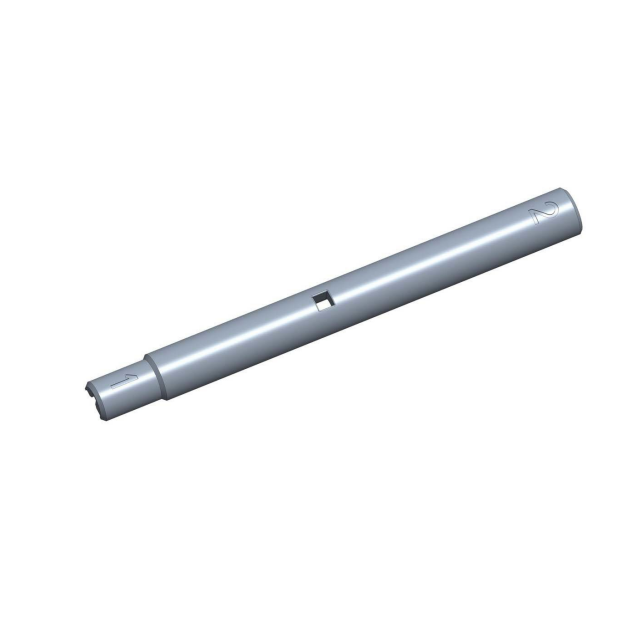 The FluidEase Pro ClipTip Single Channel Piston Removal Service Tool (Thermo Scientific) and arrow markings on both ends