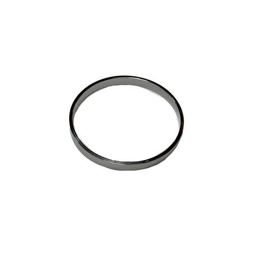 A Tacta Mechanical Handle Ring (Sartorius) in plain silver is displayed against a white background.
