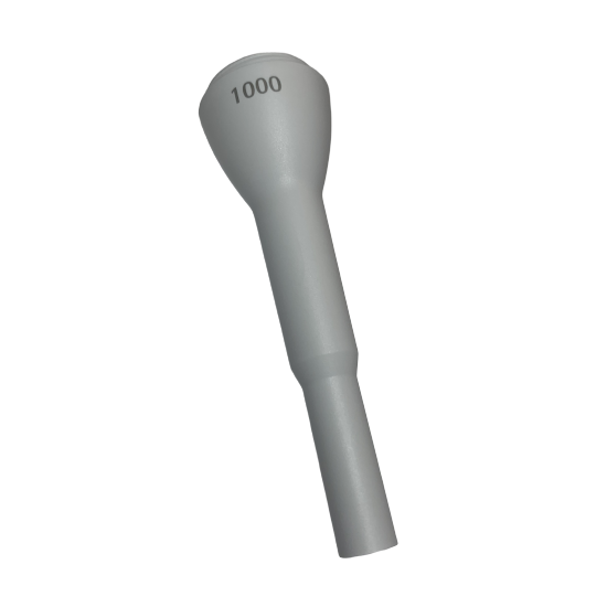 SA LH-727058 A Tacta Mechanical Tip Ejector Collar/Sleeve, single channel 1000μL by Sartorius, featuring a gray design and mechanical tip ejector for convenience in laboratory use.
