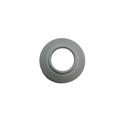 SA LH-727060 A gray, circular object with a hollow center is shown on a white background—a Tacta Mechanical Ejector Collar, Single Channel, 10mL (Sartorius) component.